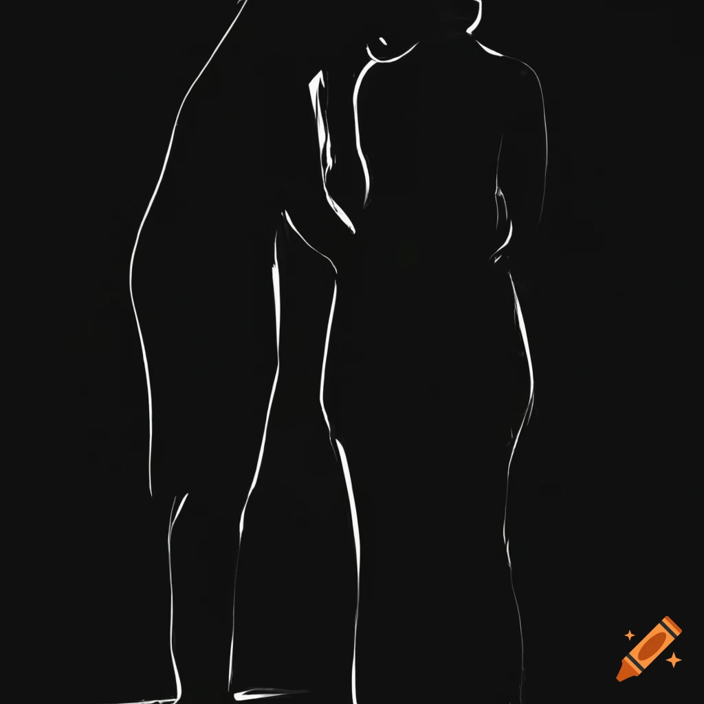 transition of age stages portrayed through shadow figures