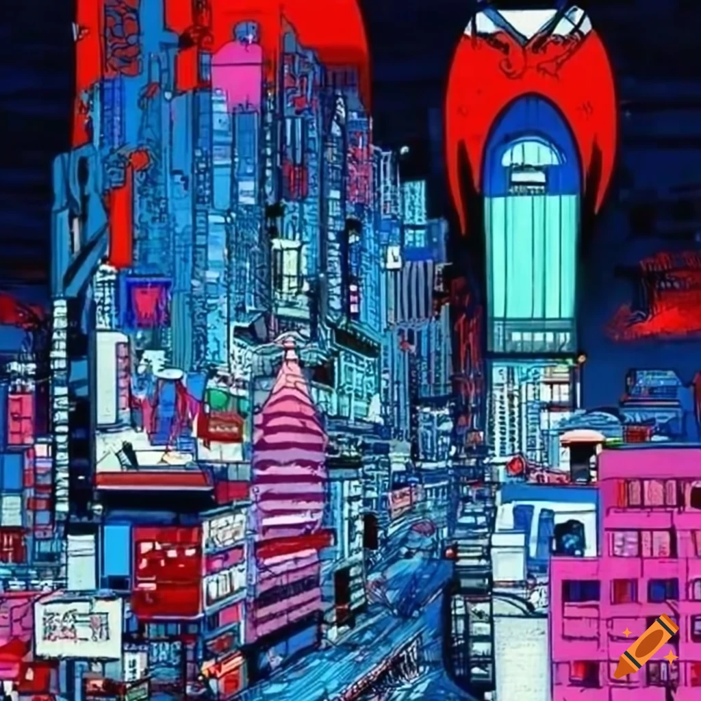 Artwork of cyber city oedo 808 on Craiyon