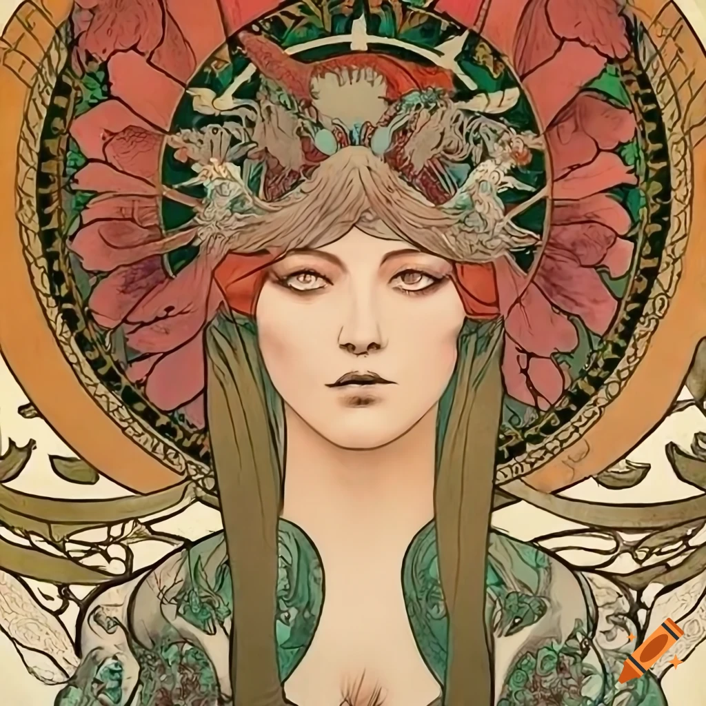 Hyper detailed Reclining Woman In Mucha Style On Craiyon hyper-detailed-reclining-woman-in-mucha-style-on-craiyon