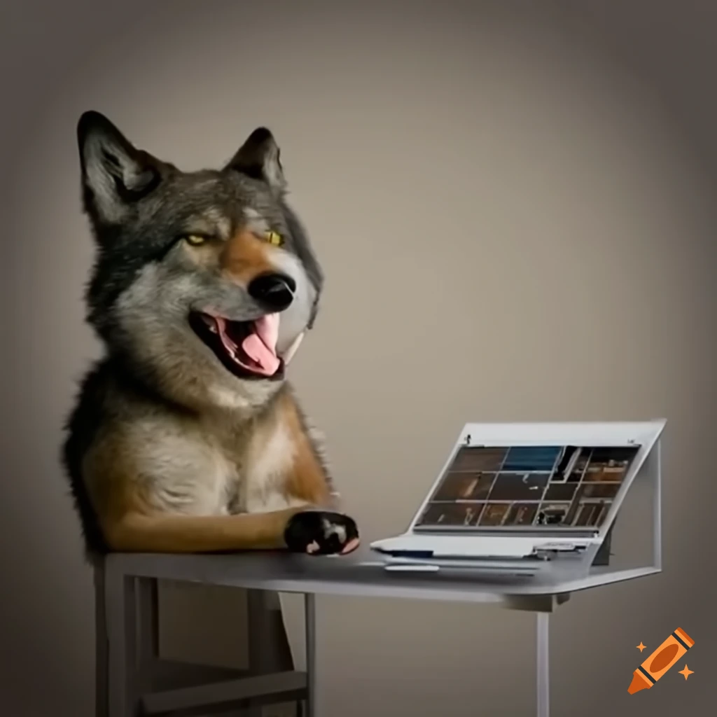 parody artwork of 'Peter and the Wolf' in IT setting