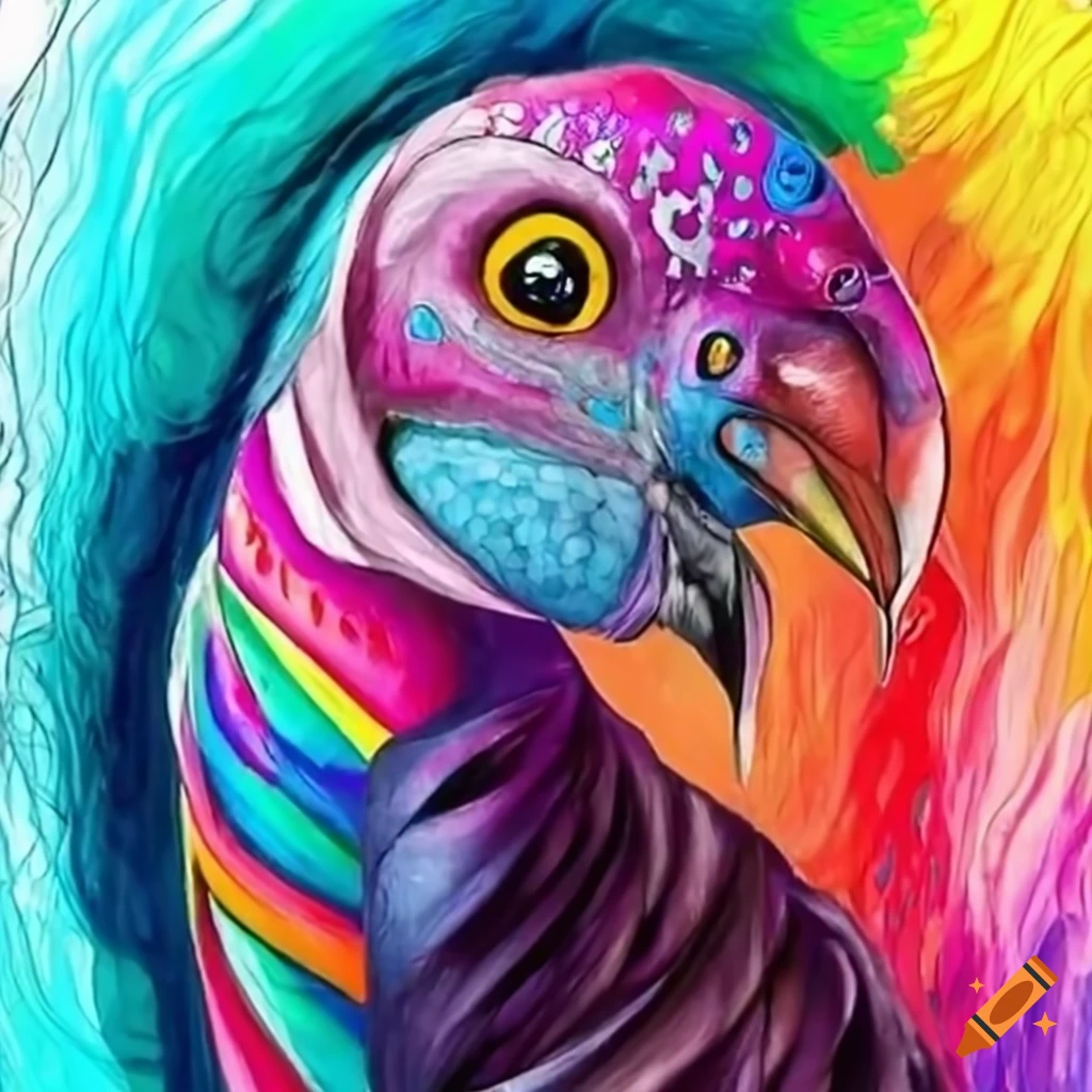 imagem de um alebrije de um Condor Andino