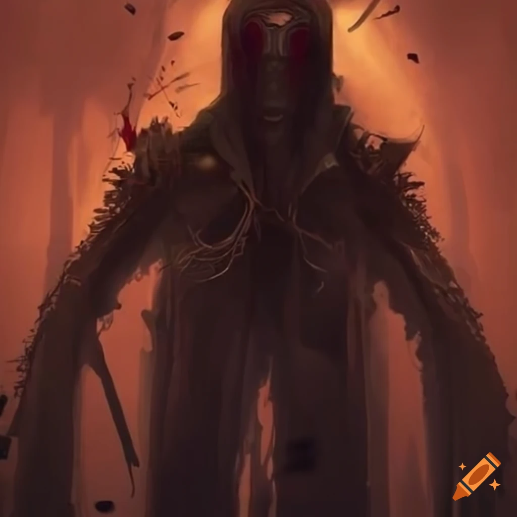 artistic representation of disappearing into darkness