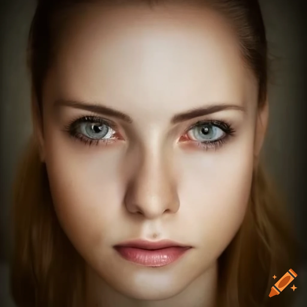 close-up portrait of a woman with captivating eyes