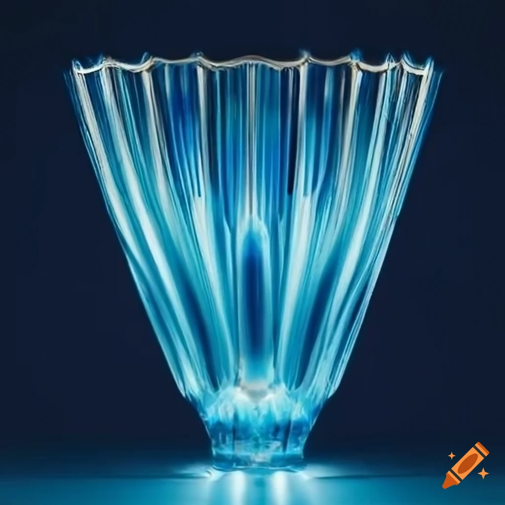 photo of a dramatic lit art deco vase