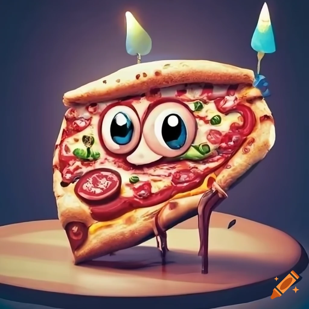 Birthday pizza for kids on craiyon