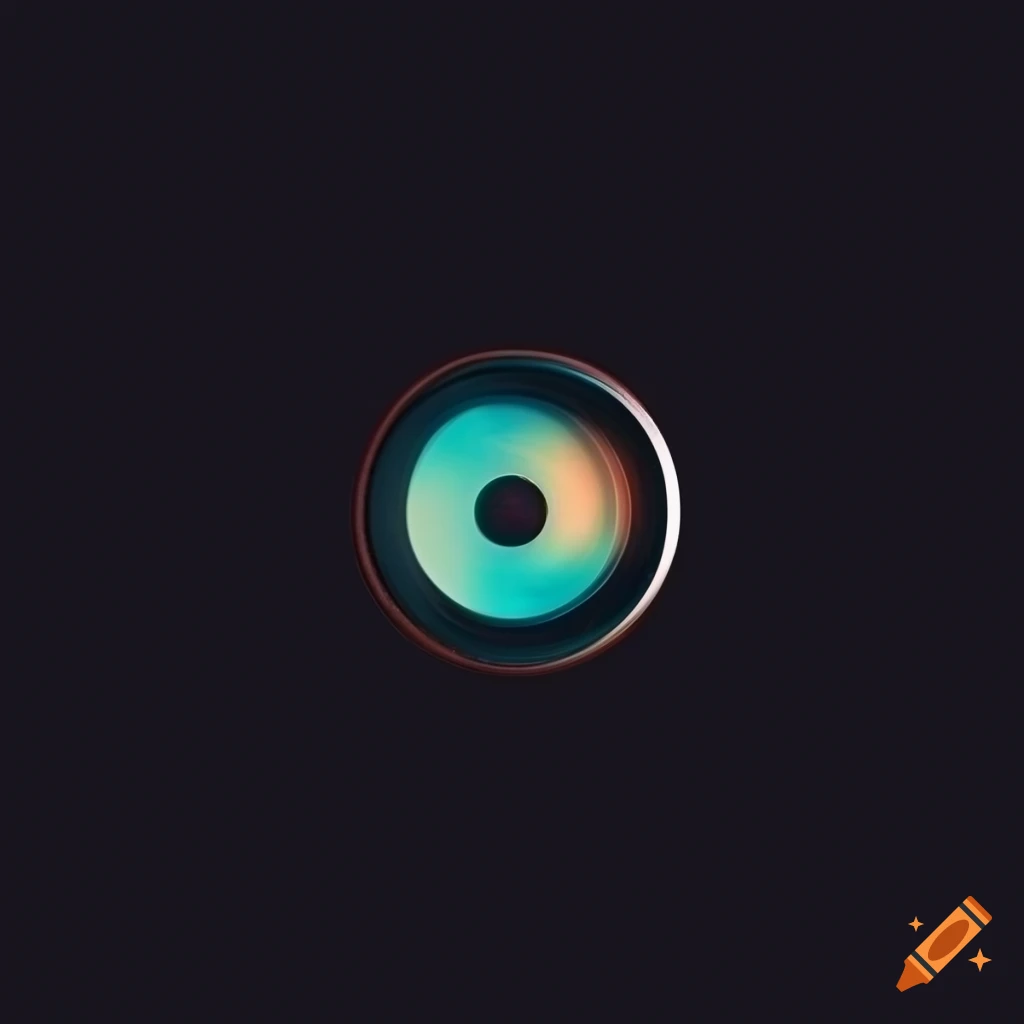 Logo of a camera lens