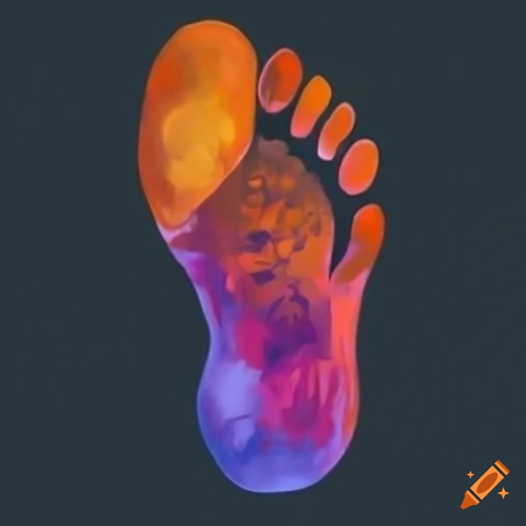 Image representing a lasting digital footprint