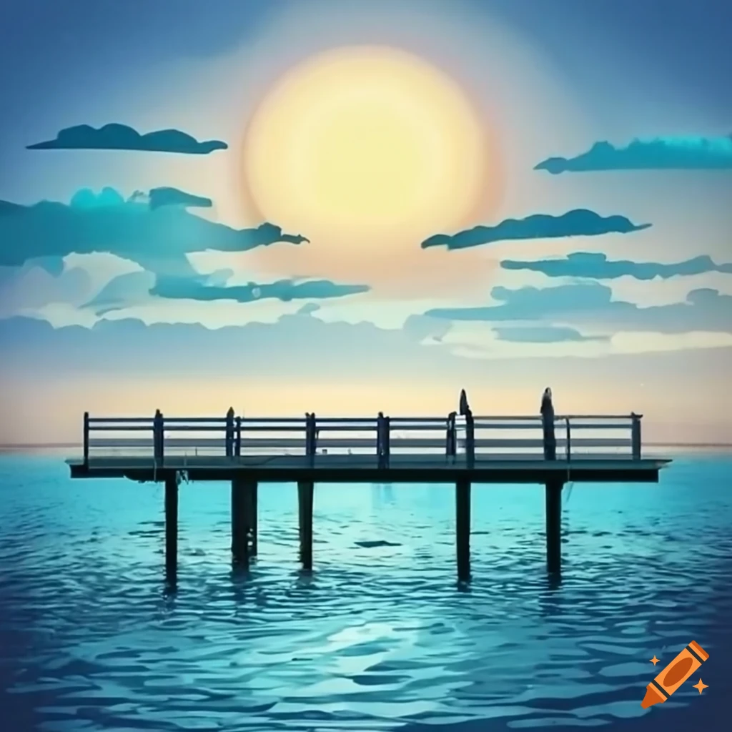 scenic view of waterfront docks