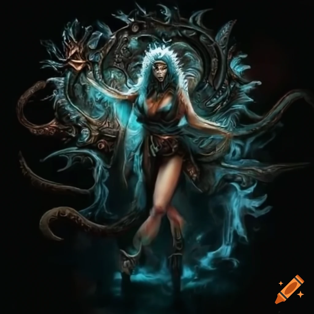 Image Representing Chaos In Greek Mythology On Craiyon