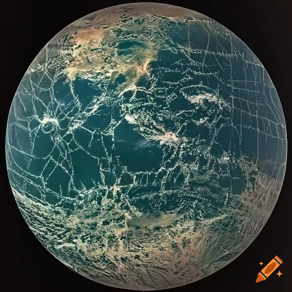 Surface of Europa on Craiyon