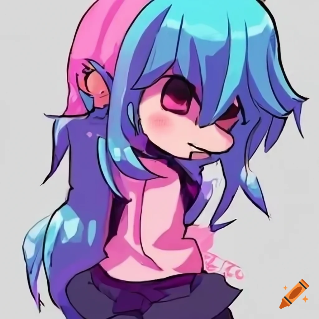 Chibi Anime Character With Light Blue And Pink Hair On Craiyon chibi-anime-character-with-light-blue-and-pink-hair-on-craiyon