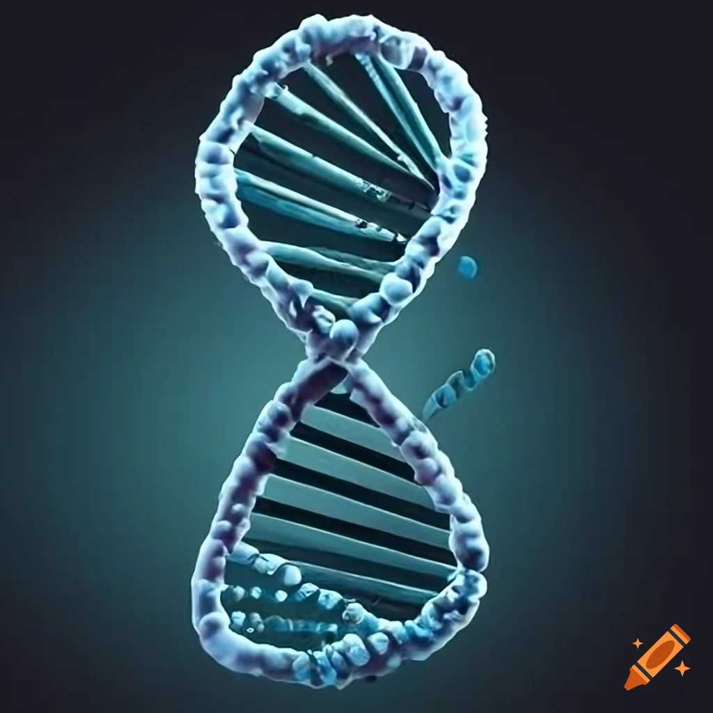visual representation of DNA as bits