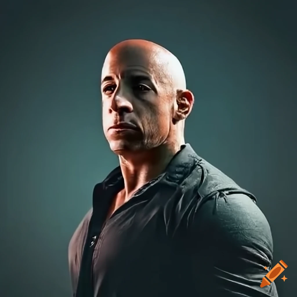 Photo of vin diesel holding a zyn can on Craiyon