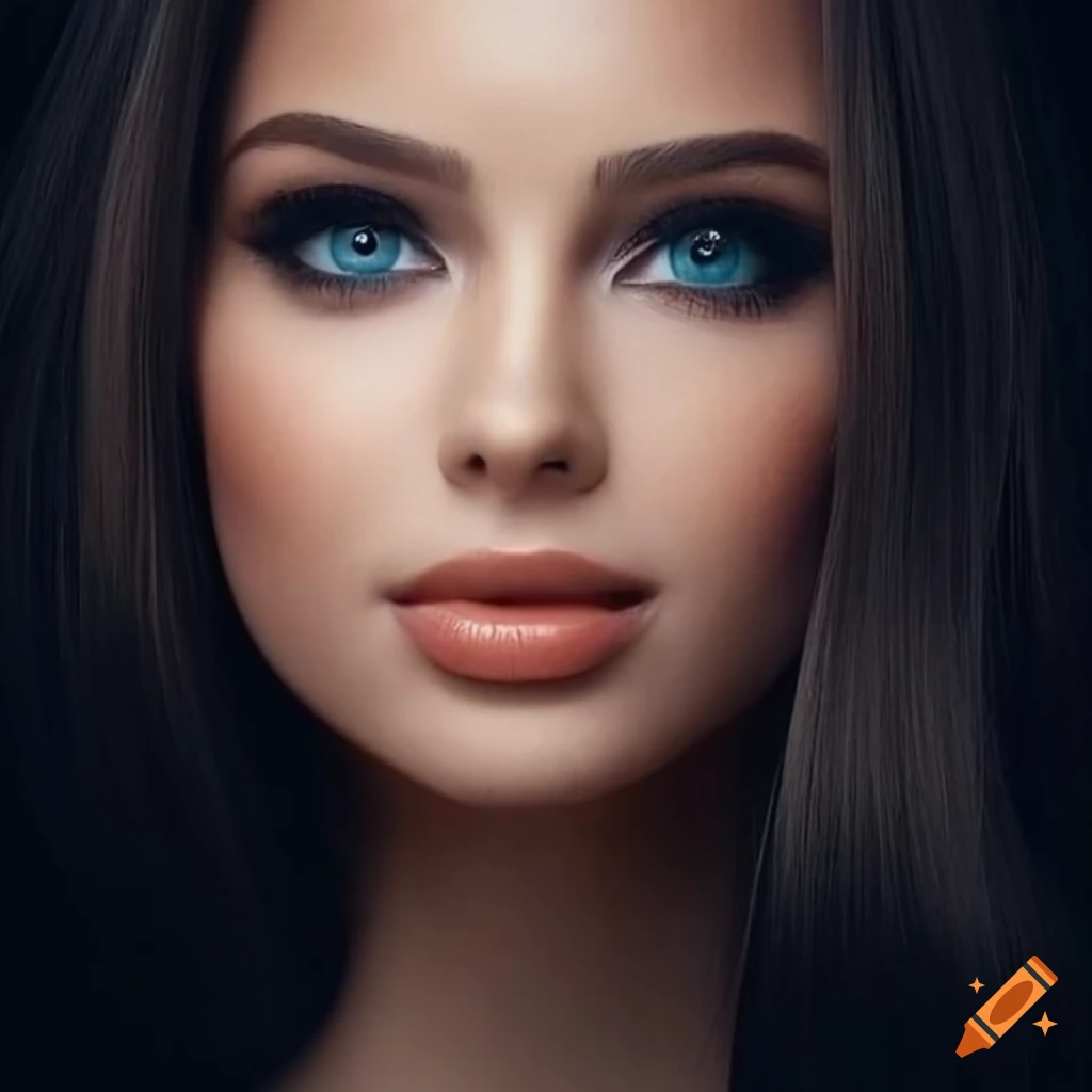 hyper realistic portrait of a beautiful girl