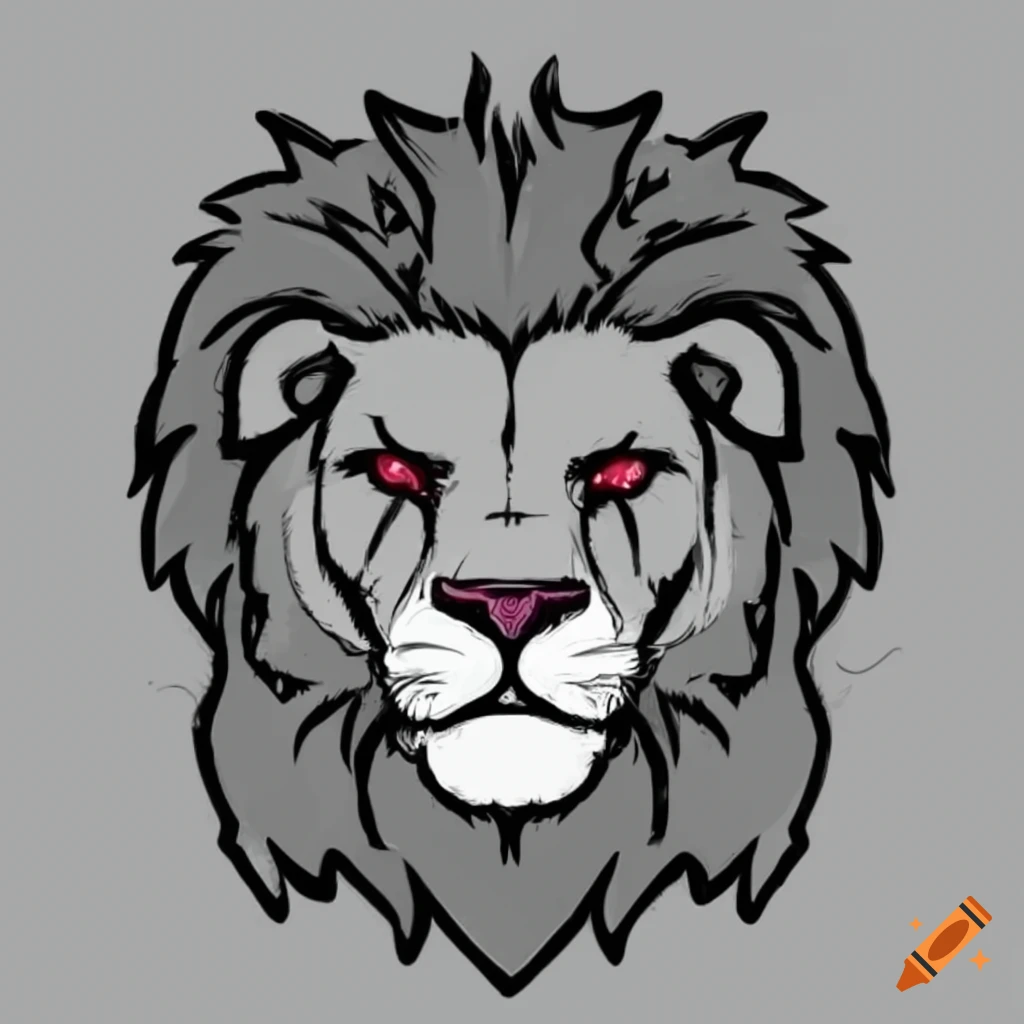 How to draw a Lion Face easy step by step||Simple lion face drawing for  kids and beginners. - YouTube