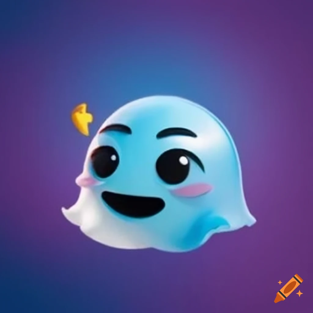 3D emoji of a mischievous ghost