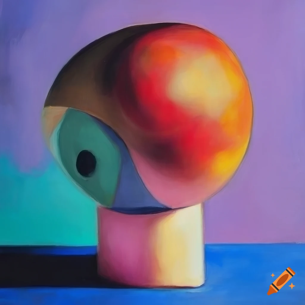 Detailed postmodern still life artwork