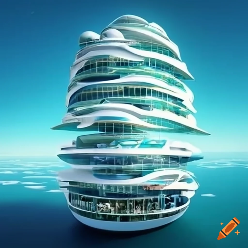 underwater-modern-white-city-with-rounded-buildings-accented-by-coral