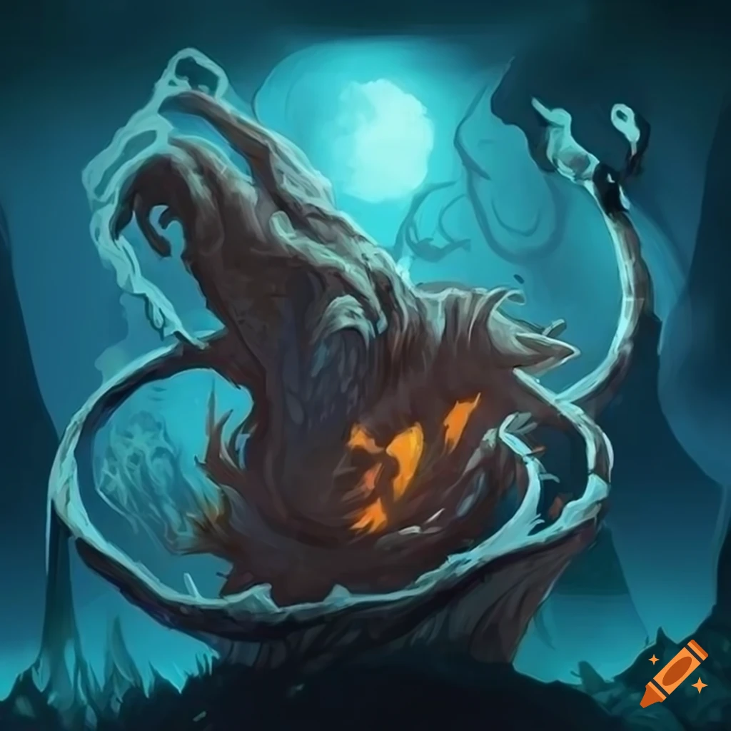 Magic The Gathering Style Art Of A Wind Elemental On Craiyon