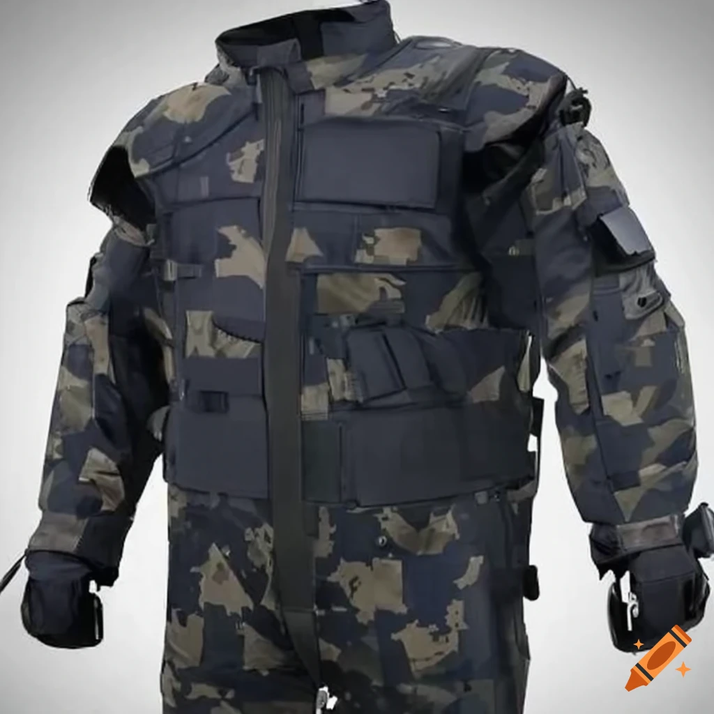 Futuristic soldier suit for urban warfare on Craiyon