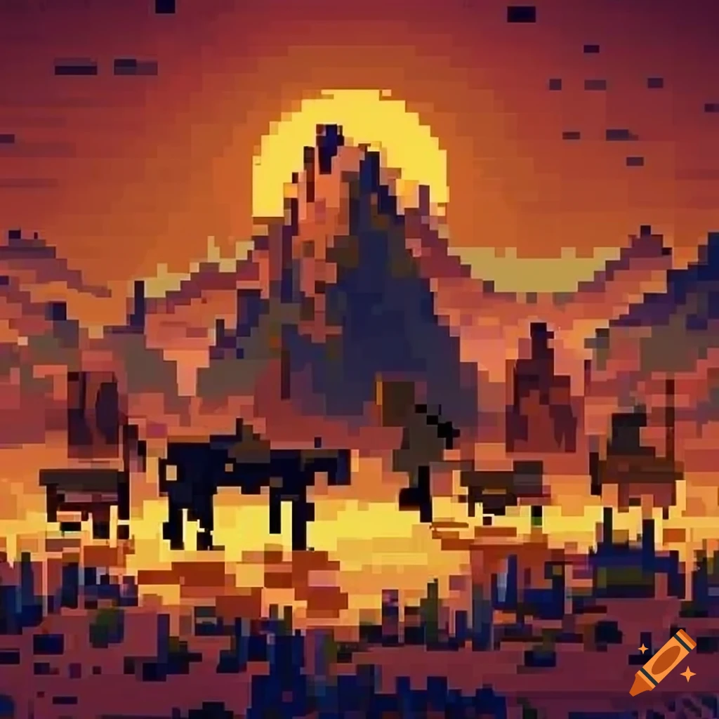 Pixel Art Of A Gameboy Game With Wild West Theme On Craiyon pixel-art-of-a-gameboy-game-with-wild-west-theme-on-craiyon