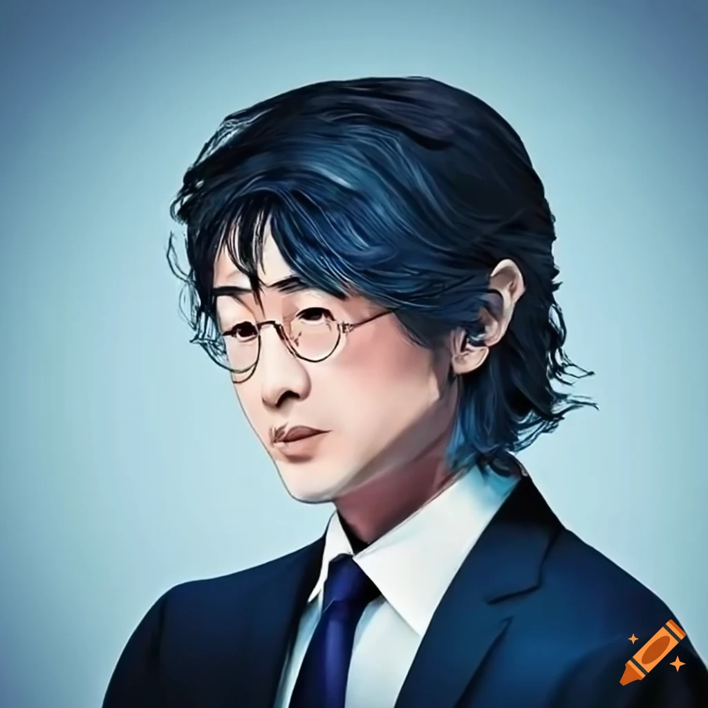 portrait of a young Japanese CEO