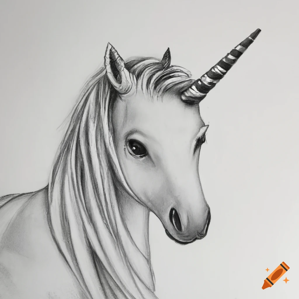 Easy unicorn color drawing using crayon, How to draw | Unicorn drawing,  Unicorn painting, Drawings