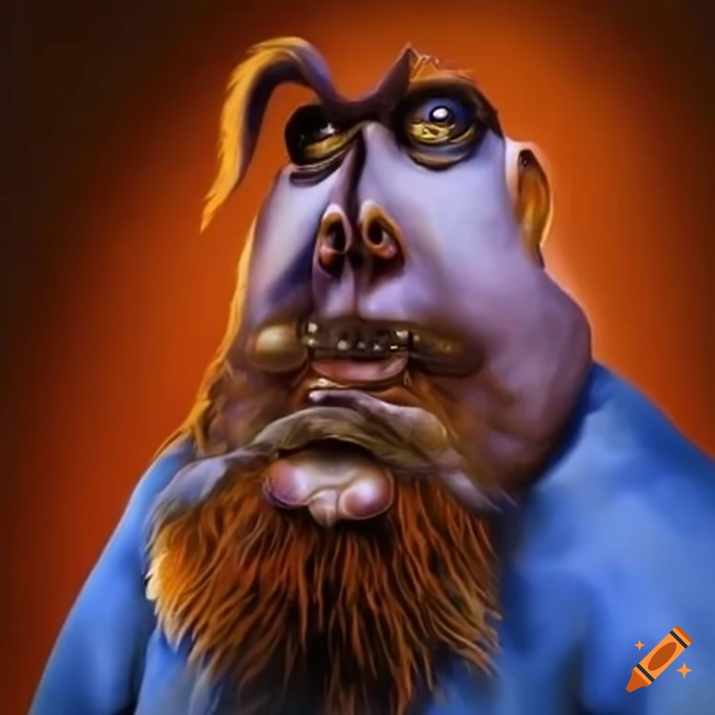 satirical illustration of Sargent Braphog