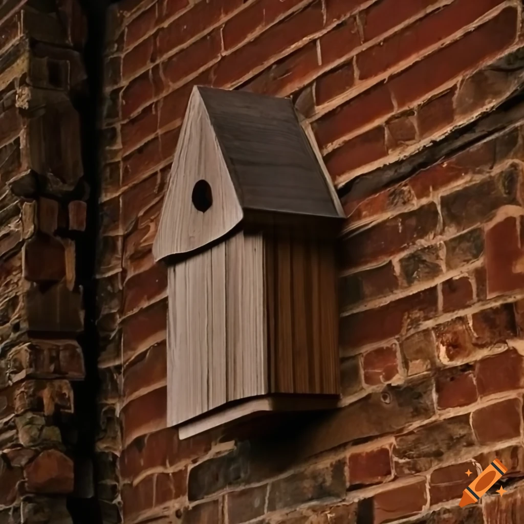 bat house on a wall
