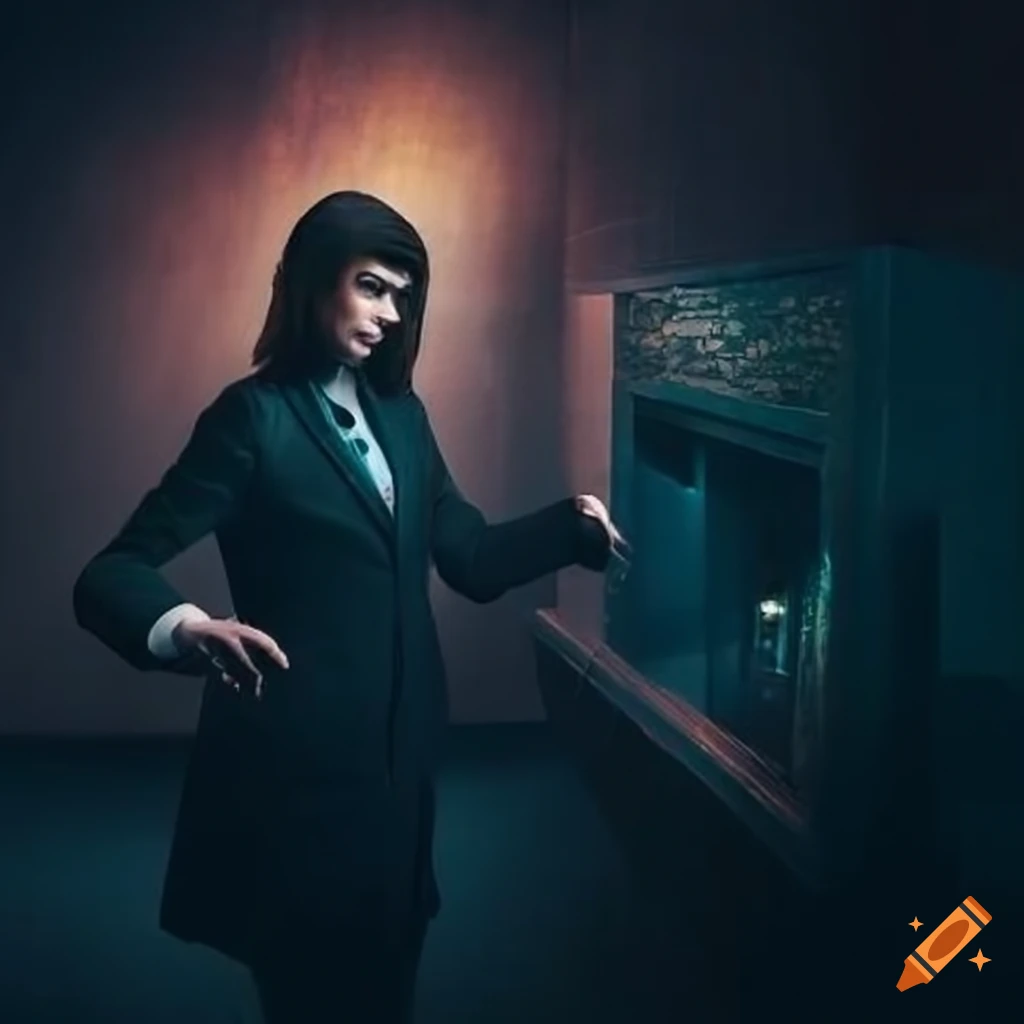 escape game room with recruiter and candidate
