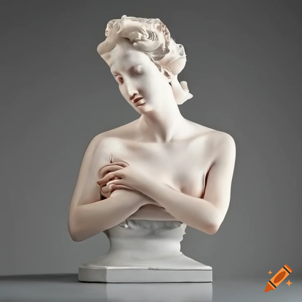 sculpture of white doves by Antonio Canova
