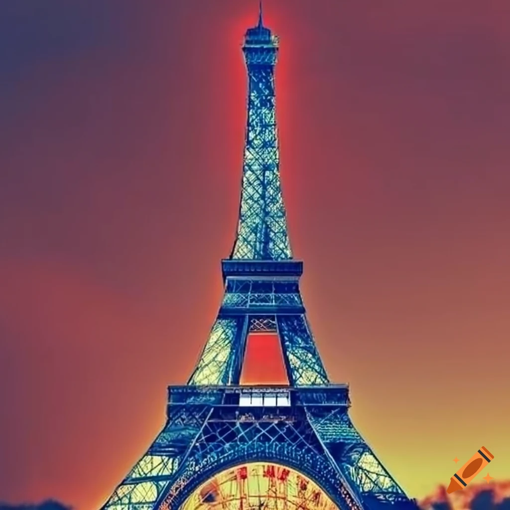 iconic-eiffel-tower-in-paris-on-craiyon