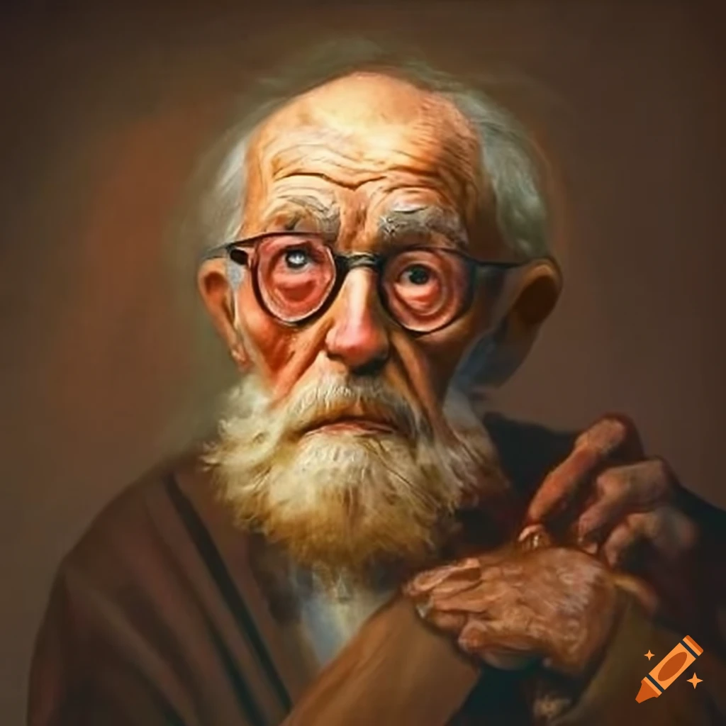 self-portrait as an old man