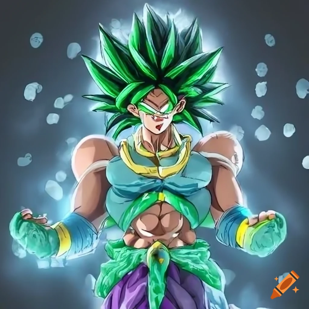 Image of broly frozen in ice