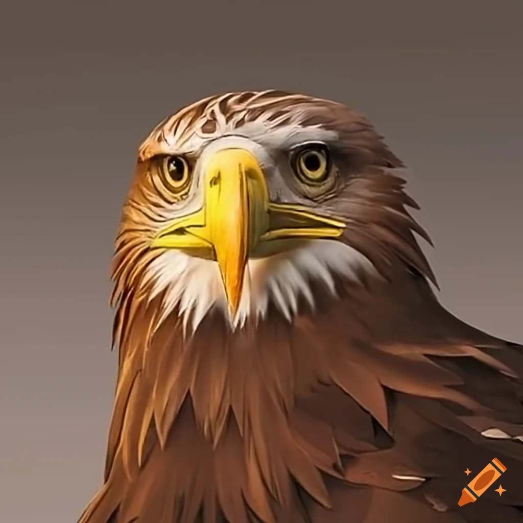 photograph showcasing distinguishing features of an eagle