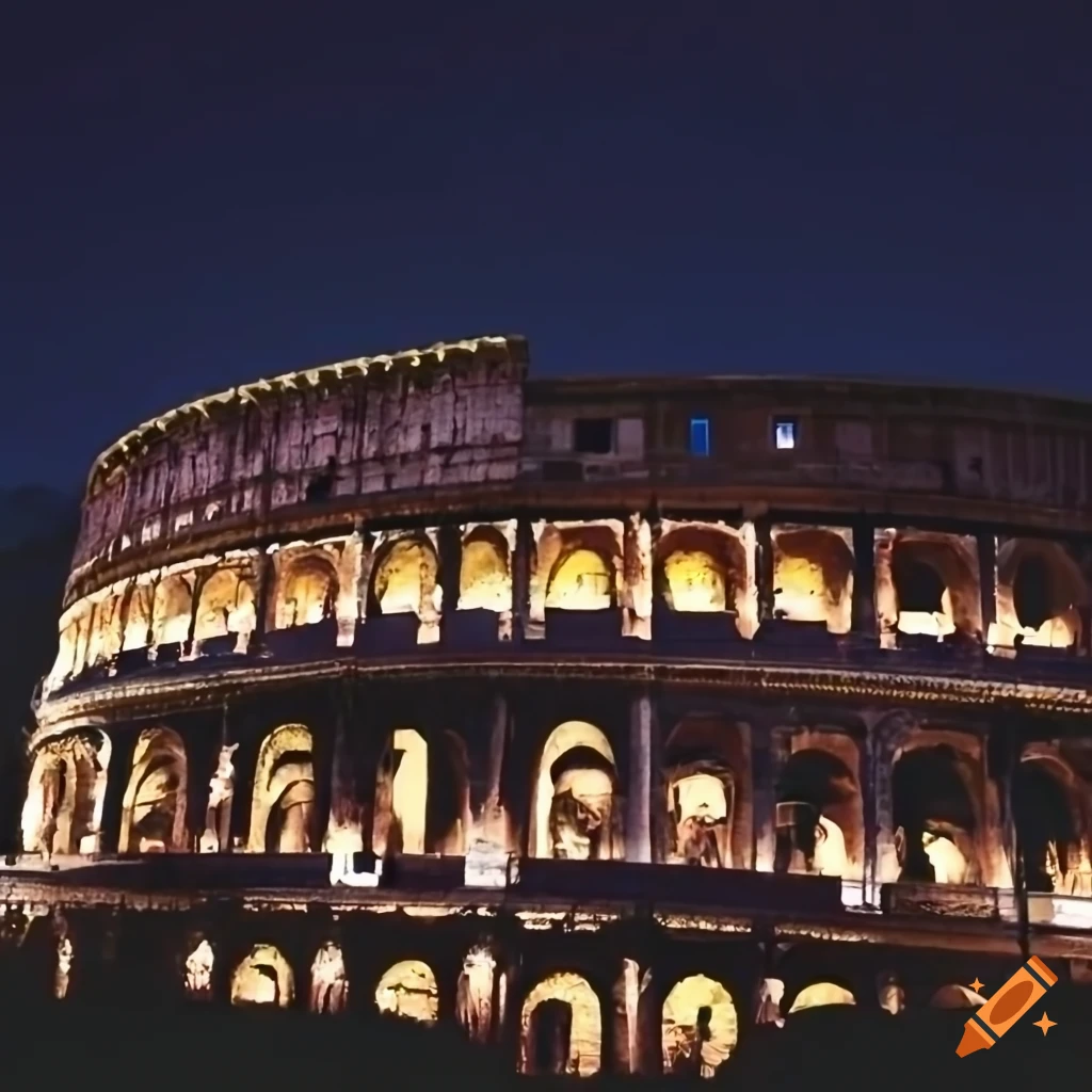 view from the eyes of a gladiator in a crowded arena