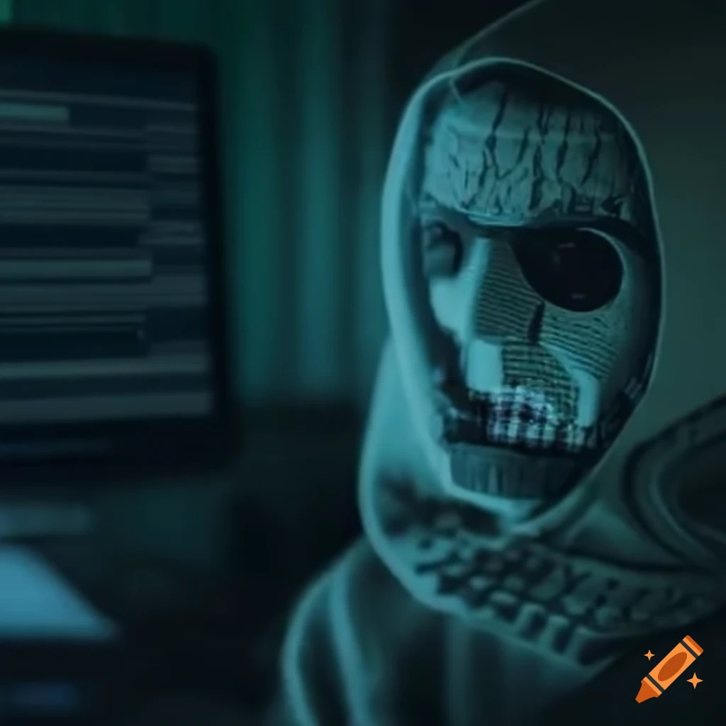 Image illustrating hacking in a creative way on Craiyon