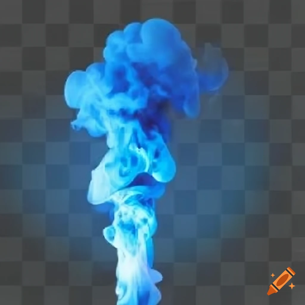 blue smoke stack illustration