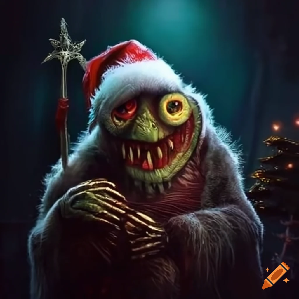 scary Christmas monsters