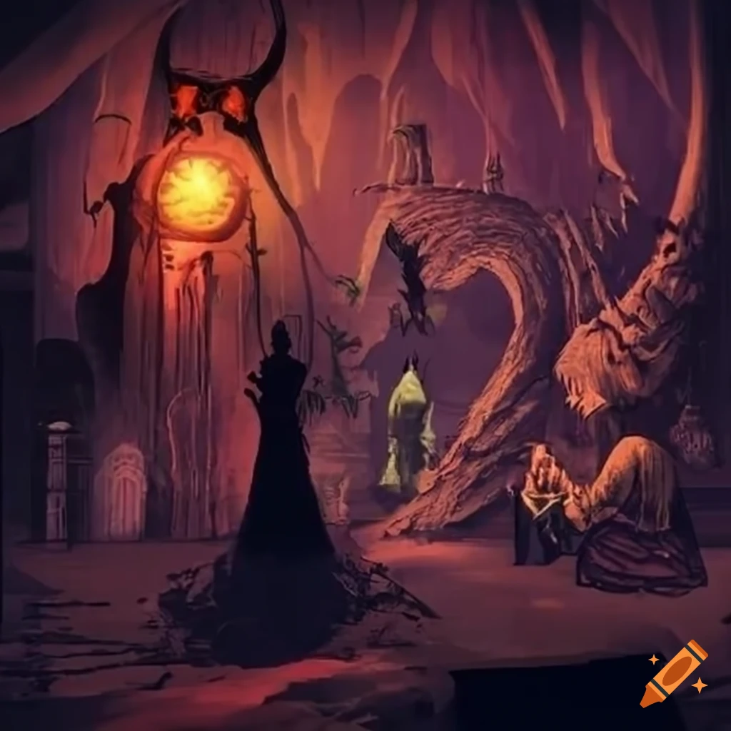 Cover art of a retro horror game on Craiyon