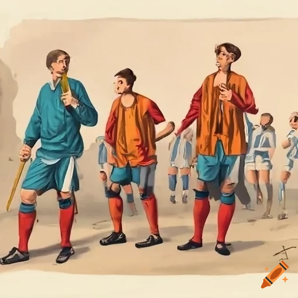 picture of a coach and players in a sports game