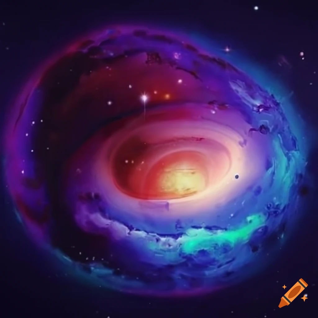 Swirling Cosmic Abstraction Stock Illustration - Illustration of abstract,  ethereal: 303942963