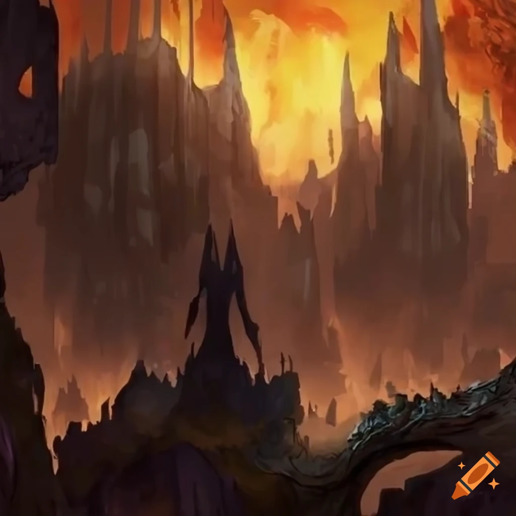 title screen of the game Primordia: Shattered Realms