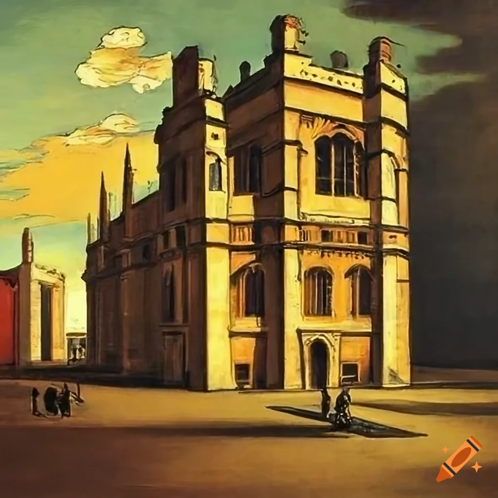 Trinity College Oxford by Giorgio de Chirico