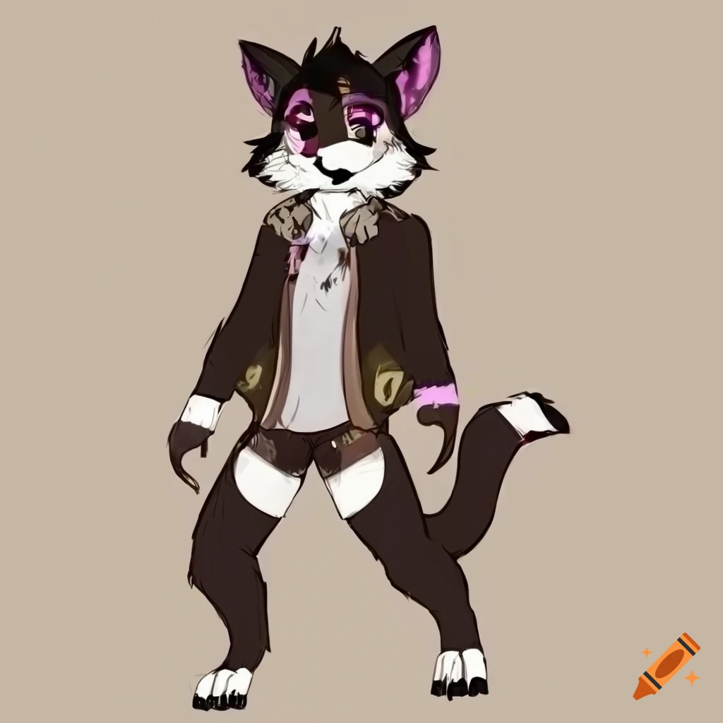 Full Body Furry Anthro Character Design On Craiyon 4979