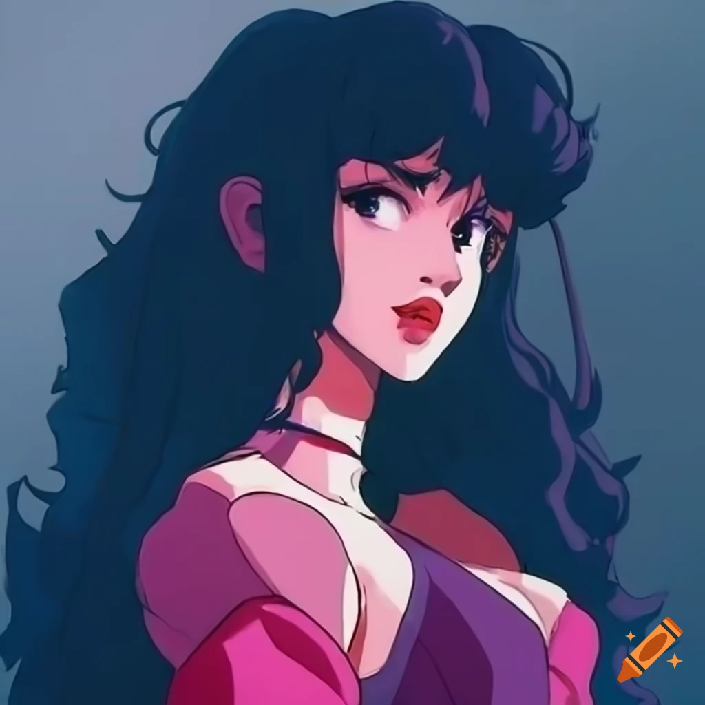 80s anime hairstyles