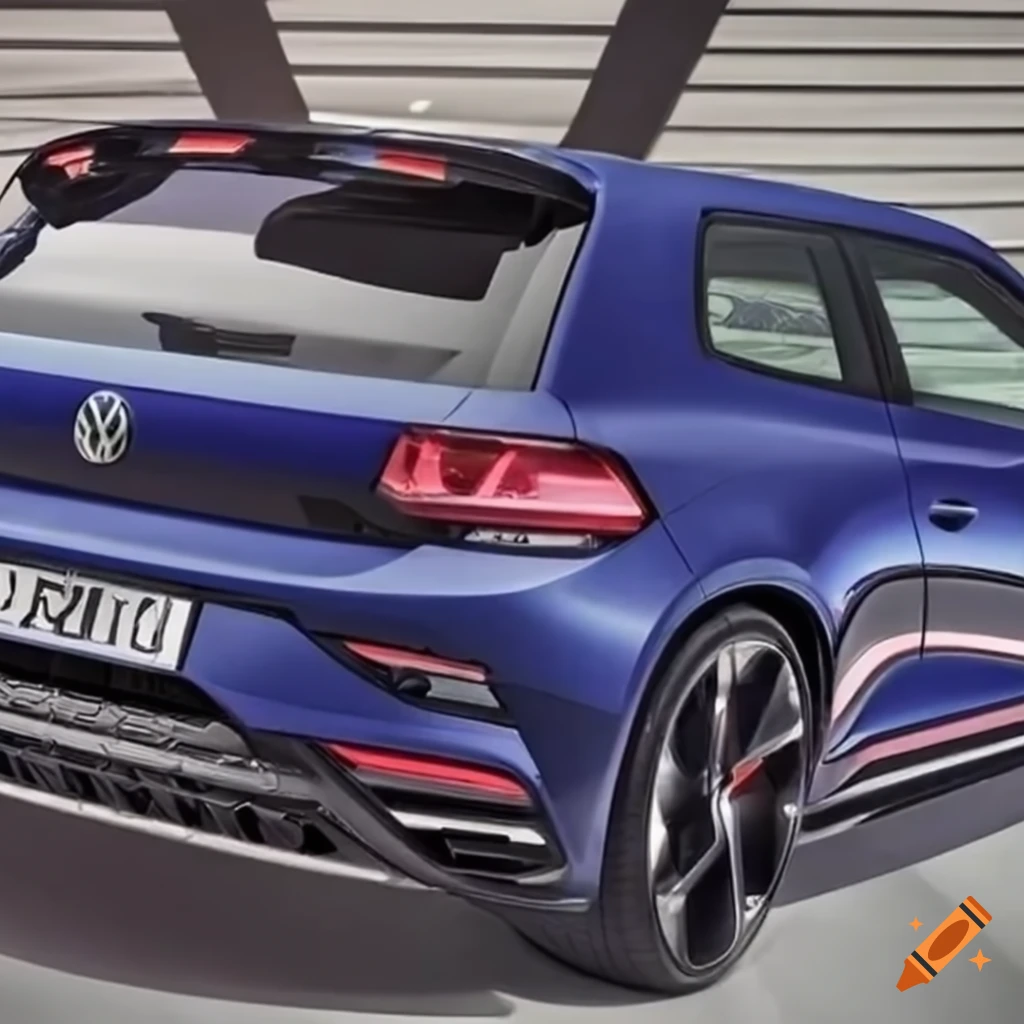 Volkswagen golf 7 r transformed into a wrc rally car on Craiyon