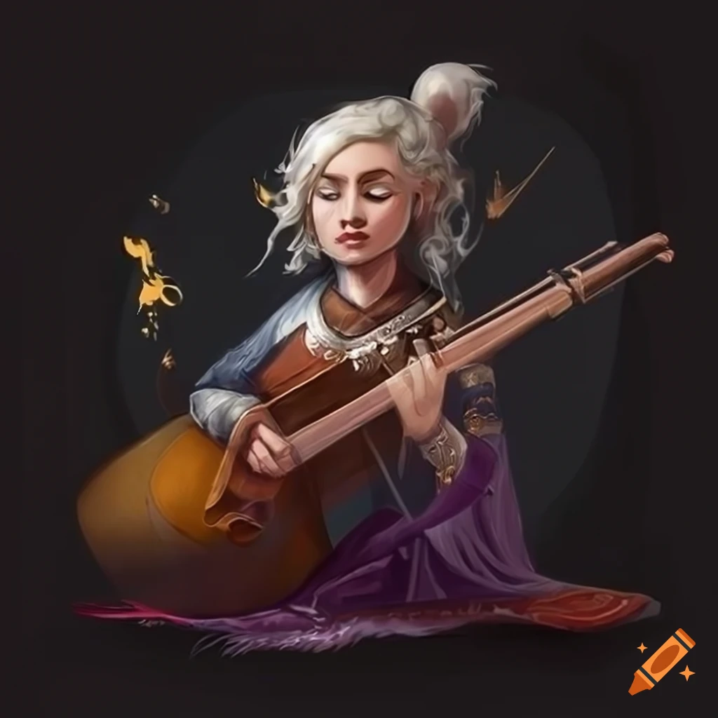 image of a D&D cleric of the Music Domain