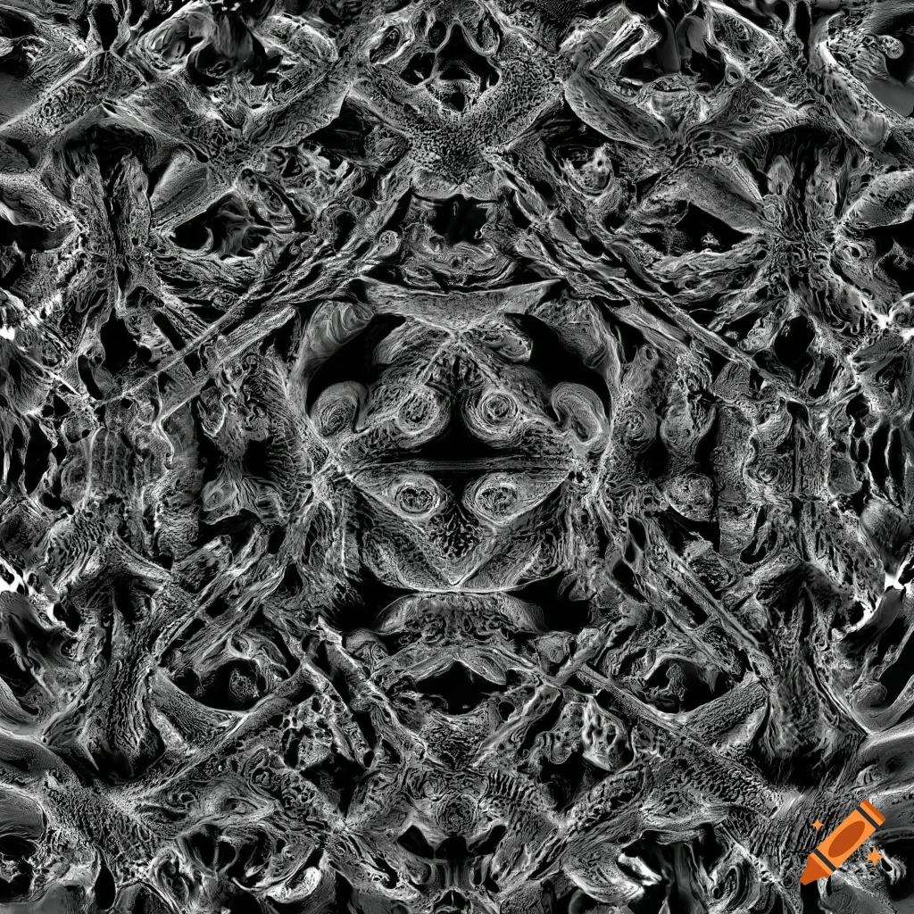 abstract black and white lattice pattern