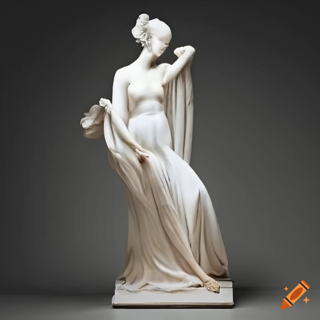 sculpture of a white dove by Antonio Canova